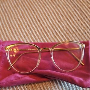 Zara Gold Frame Women's Glasses